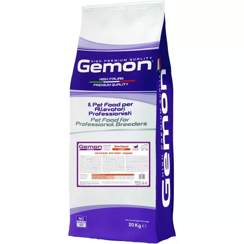 Gemon Breeders Sterilised Száraz Macskatáp (Pulyka) - 20 kg