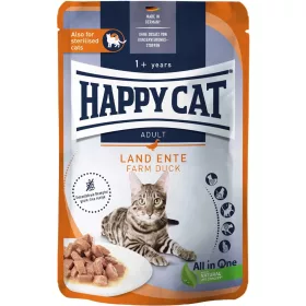  Happy Cat Meat in Sauce Culinary Gabonamentes Alutasakos Macskaeledel (Kacsa) - 85 g