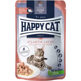   Happy Cat Meat in Sauce Culinary Gabonamentes Alutasakos Macskaeledel (Lazac) - 85 g