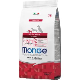   Monge Daily Line Mini Senior Száraz Kutyatáp (Csirke) - 3 kg