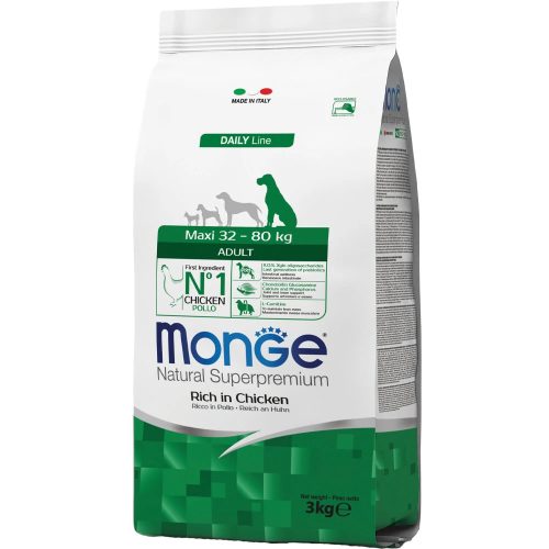 Monge Daily Line Maxi Adult Száraz Kutyatáp (Csirke) - 3 kg