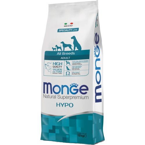 Monge Speciality Line Adult Hipoallergén Száraz Kutyatáp (Lazac és Tonhal) - 12 kg