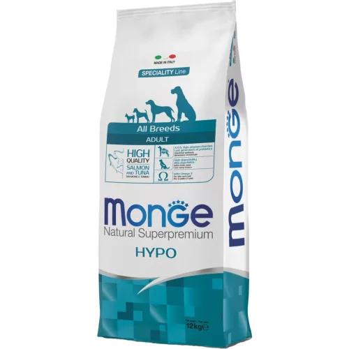 Monge Speciality Line Adult Hipoallergén Száraz Kutyatáp (Lazac és Tonhal) - 12 kg