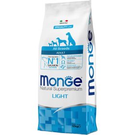   Monge Speciality Line Adult Light Száraz Kutyatáp (Lazac és Rizs) - 12 kg