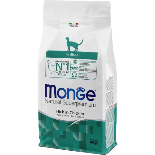Monge Daily Line Hairball Száraz Macskatáp (Csirke) - 0,4 kg