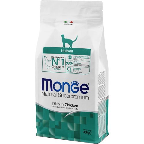 Monge Daily Line Hairball Száraz Macskatáp (Csirke) - 0,4 kg