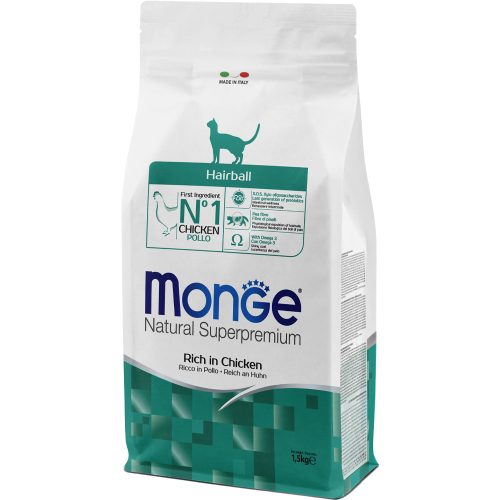 Monge Daily Line Hairball Száraz Macskatáp (Csirke) - 1,5 kg
