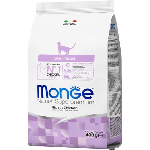 Monge Daily Line Sterilised Száraz Macskatáp (Csirke) - 0,4 kg