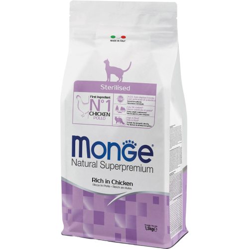 Monge Daily Line Sterilised Száraz Macskatáp (Csirke) - 1,5 kg