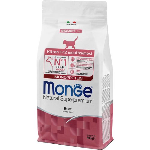 Monge Speciality Line Kitten Monoprotein Száraz Macskatáp (Marha) - 0,4 kg