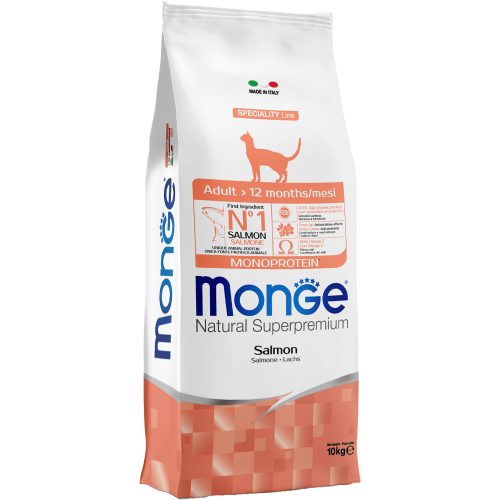 Monge Speciality Line Adult Monoprotein Száraz Macskatáp (Lazac) - 10 kg