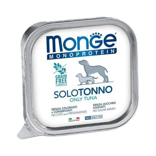 Monge Monoprotein Pate Alutálcás Kutyaeledel (100% Tonhal) - 150 g