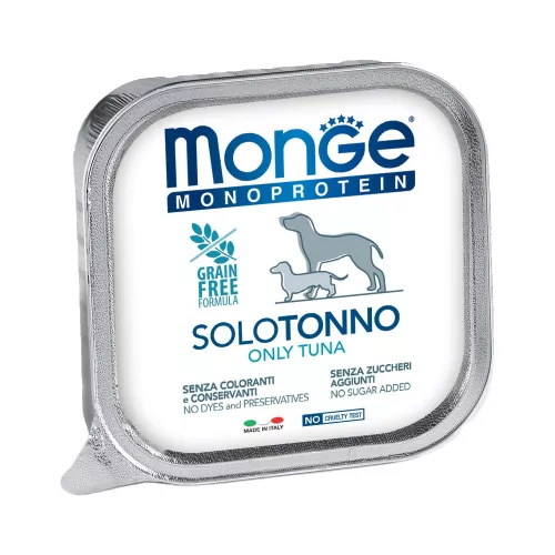 Monge Monoprotein Pate Alutálcás Kutyaeledel (100% Tonhal) - 150 g