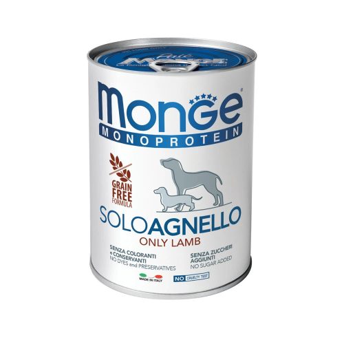 Monge Monoprotein Pate Konzerv Kutyáknak (100% Bárány) - 400 g