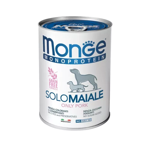 Monge Monoprotein Pate Konzerv Kutyáknak (100% Sertés) - 400 g