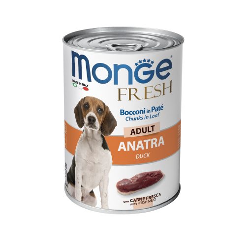 Monge Fresh Chunks in Loaf Adult Konzerv Kutyáknak (Kacsa) - 400 g