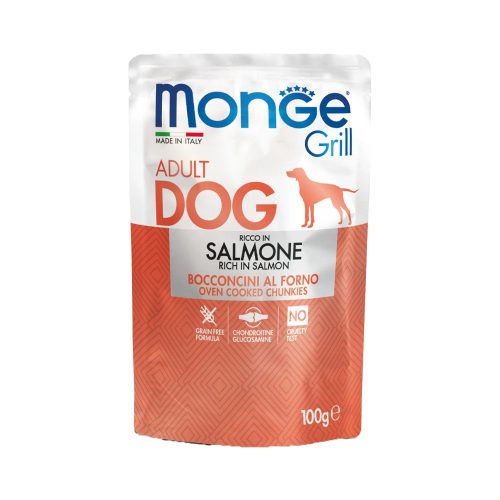 Monge Grill Adult Alutasakos Kutyaeledel (Lazac) - 100 g