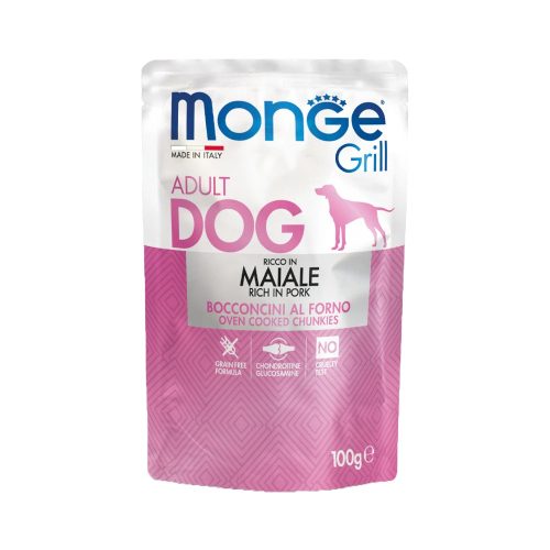Monge Grill Adult Alutasakos Kutyaeledel (Sertés) - 100 g