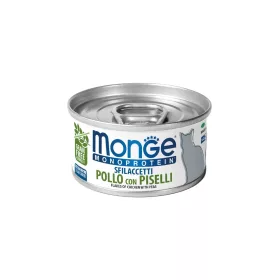   Monge Monoprotein Flakes Macskaeledel (Csirke és Borsó) - 80 g