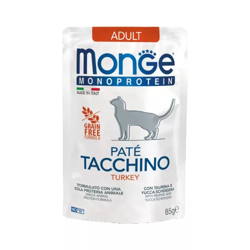 Monge Monoprotein Pate Adult Macskaeledel (Pulyka) - 85 g