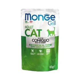 Monge Grill Adult Alutasakos Macskaeledel (Nyúl) - 85 g