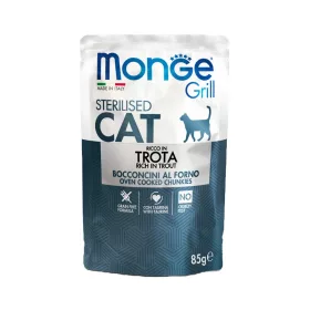   Monge Grill Sterilised Alutasakos Macskaeledel (Pisztráng) - 85 g