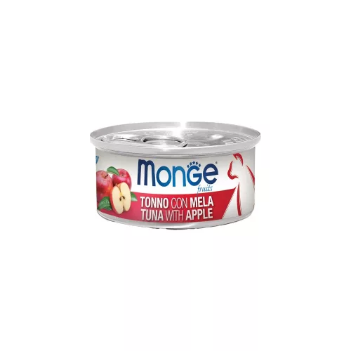 Monge Fruits Gyümölcsös Macskaeledel (Tonhal és Alma) - 80 g