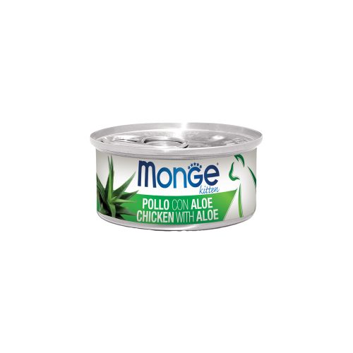 Monge Fruits Kitten Gyümölcsös Macskaeledel (Csirke és Aloe Vera) - 80 g