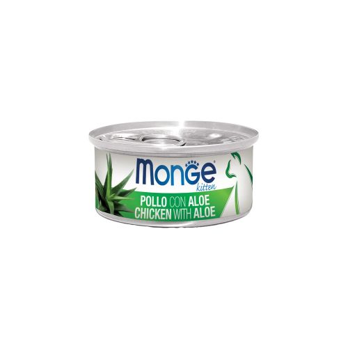 Monge Fruits Kitten Gyümölcsös Macskaeledel (Csirke és Aloe Vera) - 80 g