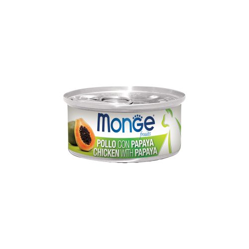 Monge Fruits Gyümölcsös Macskaeledel (Csirke és Papaya) - 80 g