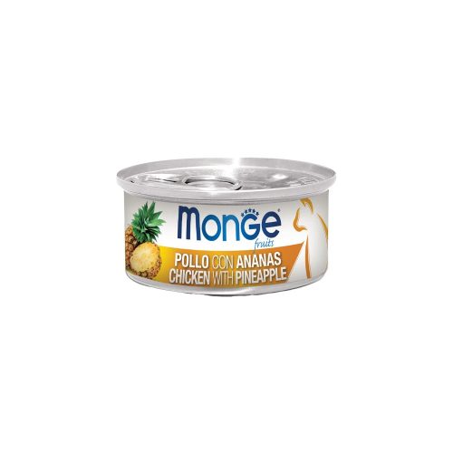 Monge Fruits Gyümölcsös Macskaeledel (Csirke és Ananász) - 80 g