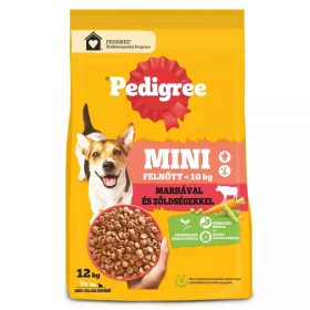   Pedigree Mini Adult Száraz Kutyatáp (Marha és Zöldségek) - 12 kg
