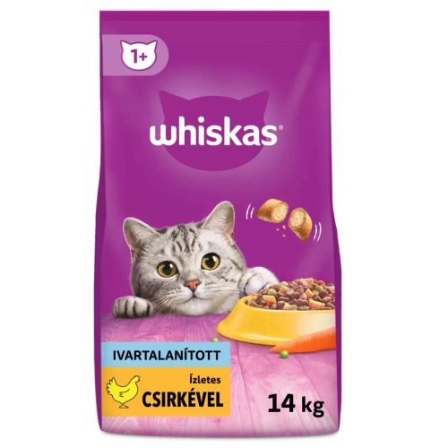 Whiskas Sterile Száraz Macskatáp (Csirke) - 14 kg