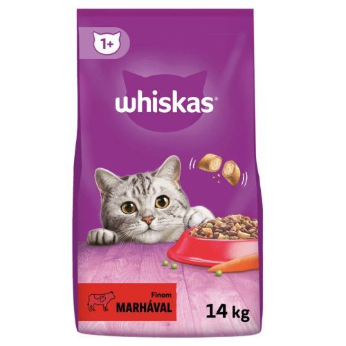 Whiskas Száraz Macskatáp (Marha) - 14 kg
