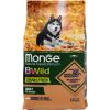 Monge BWild Adult Gabonamentes Száraz Kutyatáp (Lazac és Borsó) - 2,5 kg