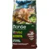 Monge BWild Gabonamentes Száraz Macskatáp Nagytestű Macskáknak (Bölény, Burgonya és Lencse) - 1,5 kg