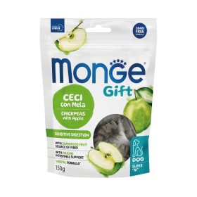   Monge GIFT Érzékeny Emésztés Monoprotein Jutalomfalat Kutyáknak (Csicseriborsó és Alma) - 150 g
