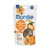 Monge GIFT Bőr- és Szőrápoló Húsos Mini Monoprotein Jutalomfalat Macskáknak (Tőkehal és Sárgabarack) - 50 g