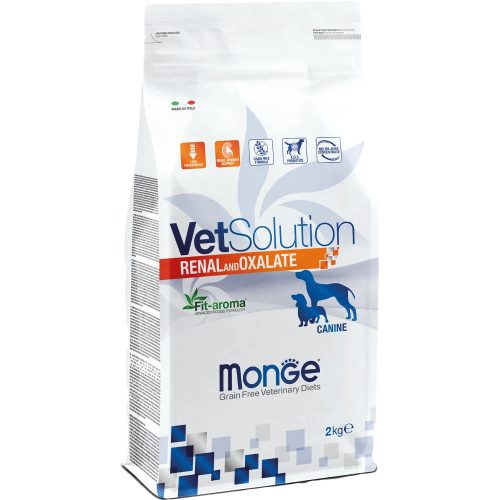 Monge VetSolution Száraz Gyógytáp Kutyáknak (Vesebetegség és oxalátkő) - 2 kg