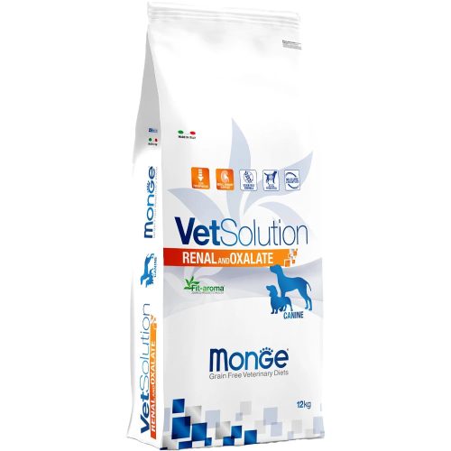 Monge VetSolution Száraz Gyógytáp Kutyáknak (Vesebetegség és oxalátkő) - 12 kg
