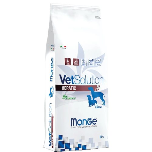Monge VetSolution Száraz Gyógytáp Kutyáknak (Májbetegségre) - 12 kg
