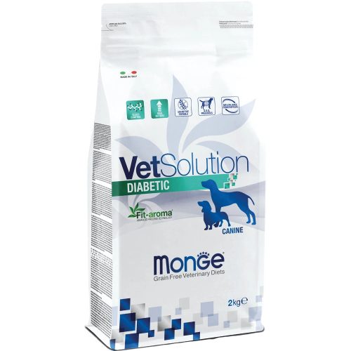 Monge VetSolution Száraz Gyógytáp Kutyáknak (Cukorbetegségre) - 2 kg