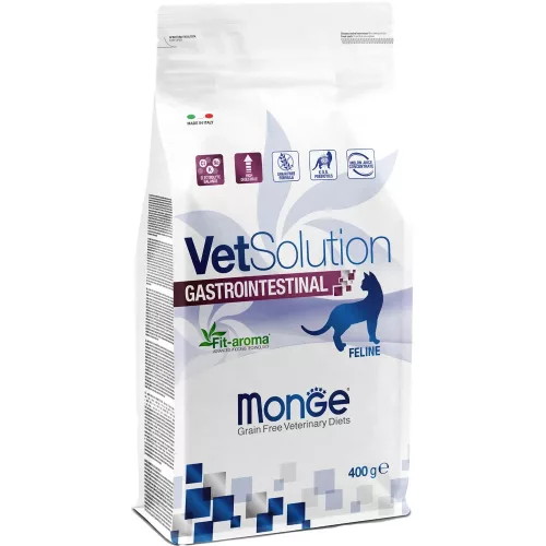 Monge VetSolution Száraz Gyógytáp Macskáknak (Emésztési problémákra) - 0,4 kg
