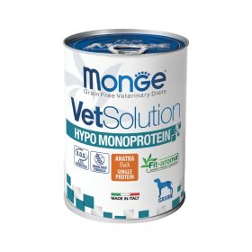   Monge VetSolution Gyógytáp (Ételérzékenységre Monoprotein) Konzerv Kutyáknak (Kacsa) - 400 g