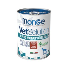   Monge VetSolution Gyógytáp (Ételérzékenységre Monoprotein) Konzerv Kutyáknak (Bárány) - 400 g