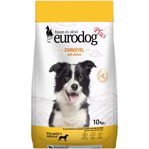 Euro Dog Plus Száraz Kutyatáp (Baromfi) - 10 kg
