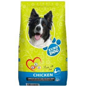 Euro Dog Száraz Kutyatáp (Csirke) - 3 kg