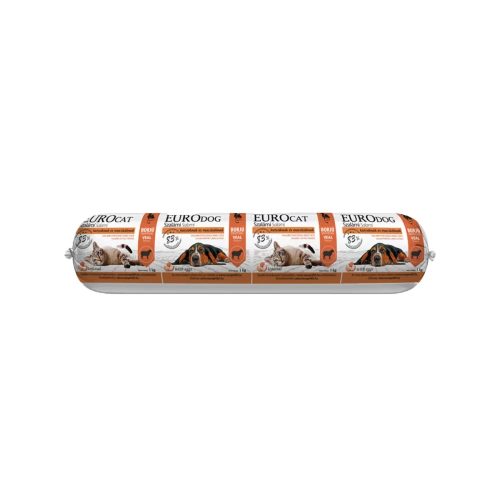 Euro Dog/Cat Plus Szalámi (Borjú) - 1 kg