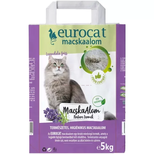 Euro Cat Macskaalom (Levendula) - 5 kg