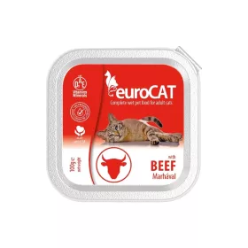 Euro Cat Alutálcás Macskaeledel (Marha) - 100 g
